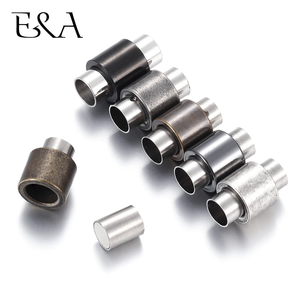 Patent Leather Shine - Stainless Steel Magnetic Clasps Column Hole