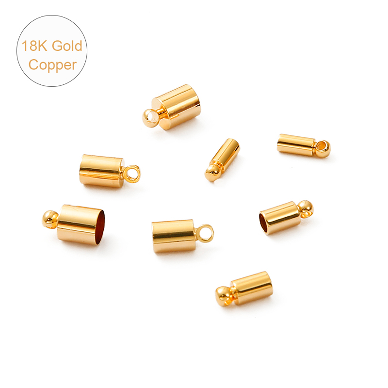 Patent Leather Shine - 18K Gold Plated 4Pcs Copper Cap