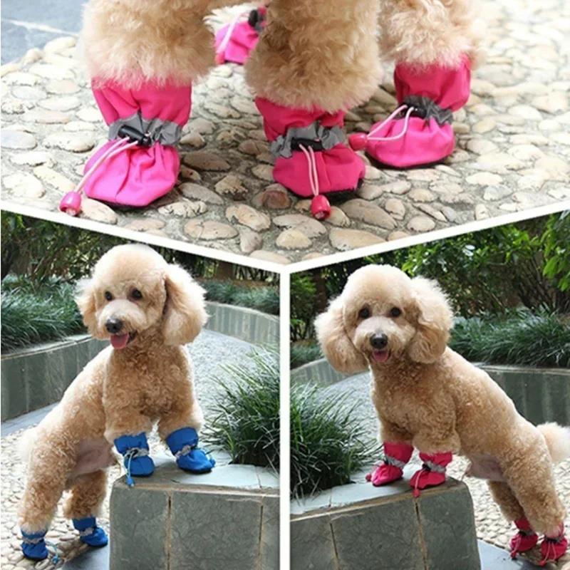 Shoe Polish Cream - New 4pcs Puppy Dog Pet Booties