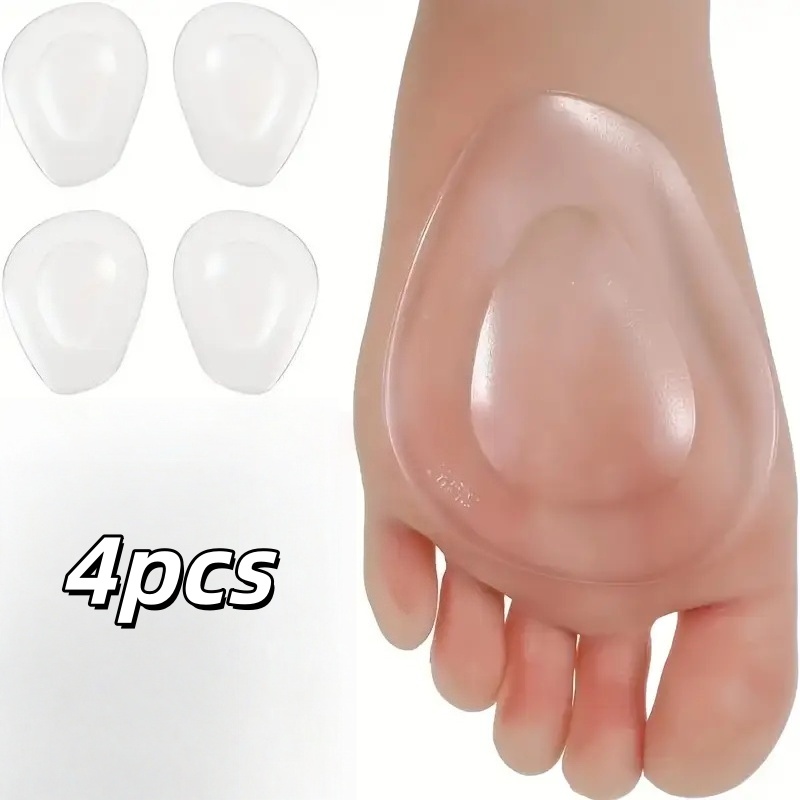 Shoe Polish Cream - 4pcs Front Foot Cushioning Gel Pad