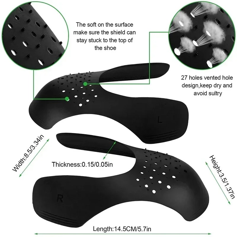 4Pcs Anti Crease Shoe Protecto - Crease Protector Toe 评论和价格