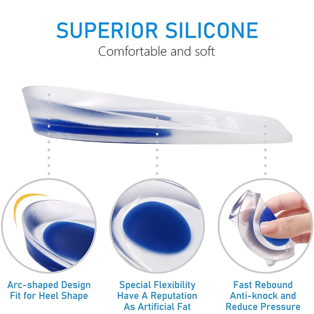 1 Pair EU40-44 gel insole sili - Shoe Polish Cream 评论和价格