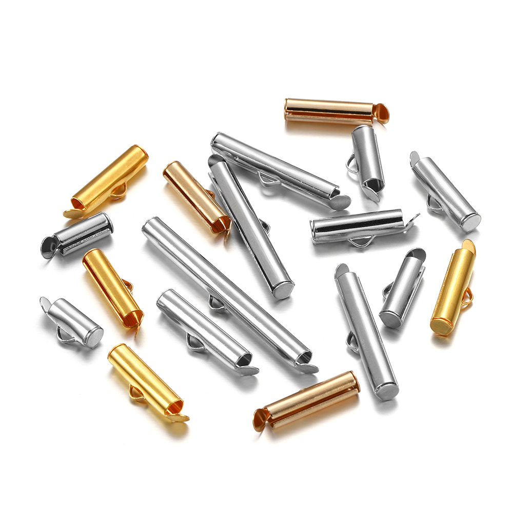 30-50Pcs/lot Slide Crimp End C - Patent Leather Shine 评论和价格