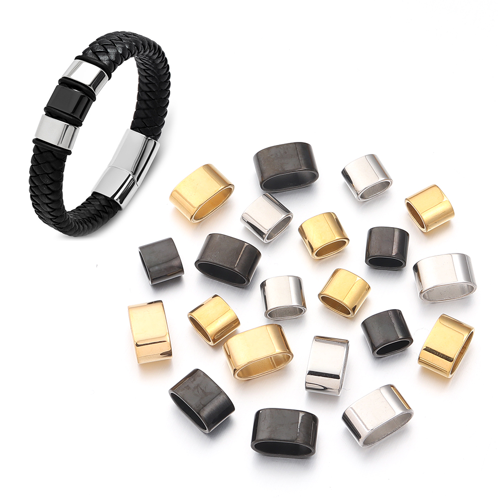 6pcs Flat Stainless Steel Tube - Patent Leather Shine 评论和价格
