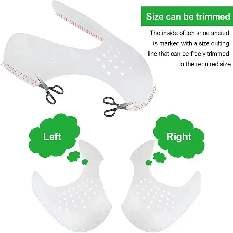 2 Pair Anti Crease Shoe Head P - Crease Protector Toe 评论和价格