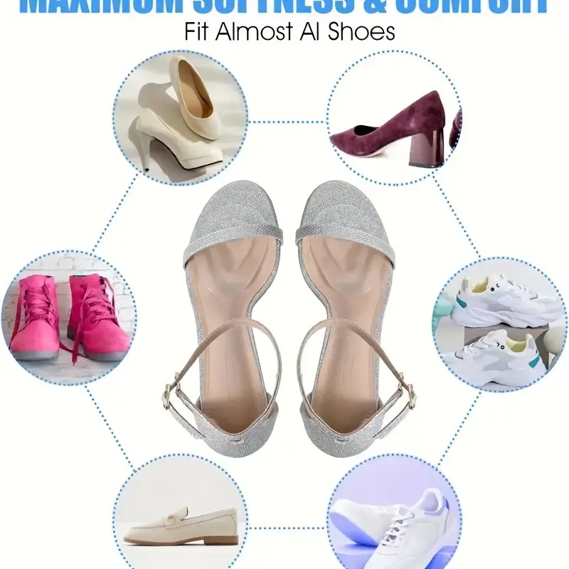 4pcs Front Foot Cushioning Gel - Shoe Polish Cream 评论和价格
